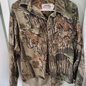 Vintage Wrangler Rugged Wear Button Down